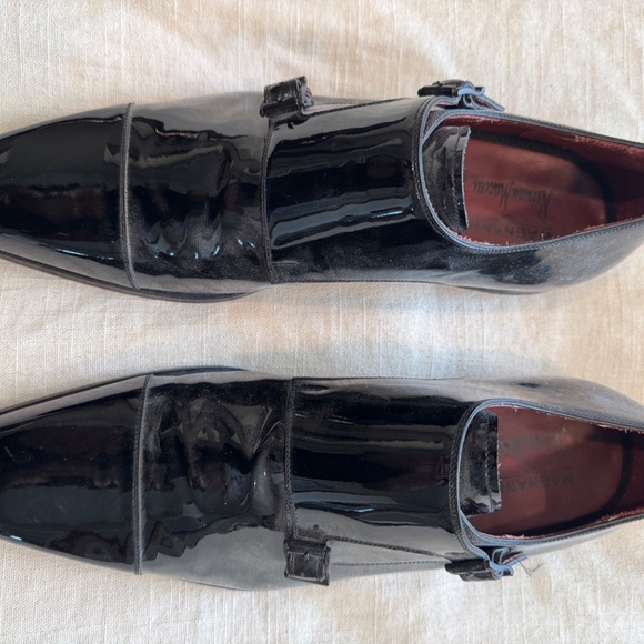 Magnanni Men's Patent Leather Formal Monk Strap Loafers - Neiman Marcus - Picture 2 of 4